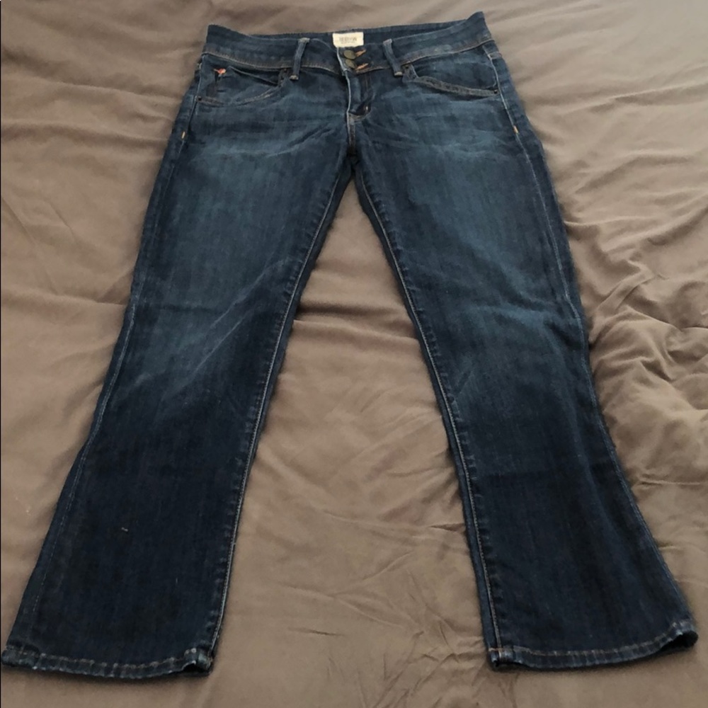 Size 25 Hudson Straight Leg Flap Pocket Jean